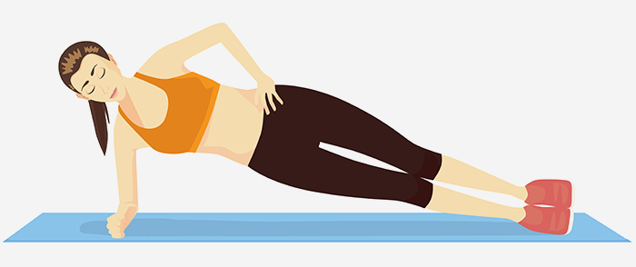 Side planks for a strong core